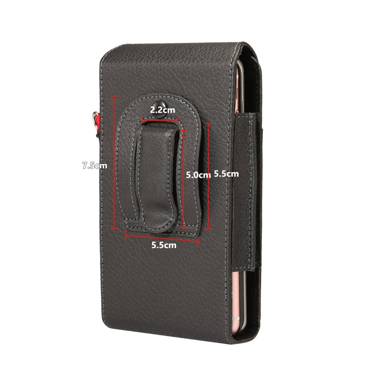 Custodia portafoglio in pelle PU per smartphone 6,7"