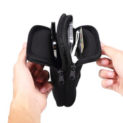 Marsupio elastico doppio scomparto per smartphone