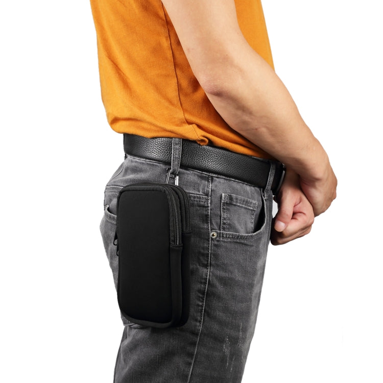 Marsupio elastico doppio scomparto per smartphone fino a 6,9"