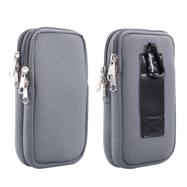 Marsupio elastico doppio scomparto per smartphone fino a 6,9"