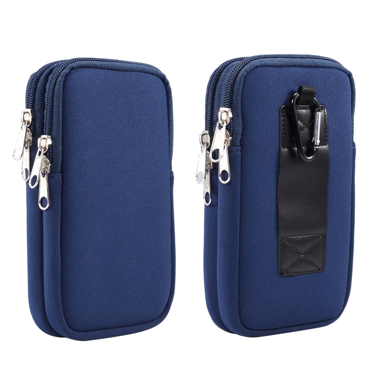 Marsupio elastico doppio scomparto per smartphone fino a 6,9"