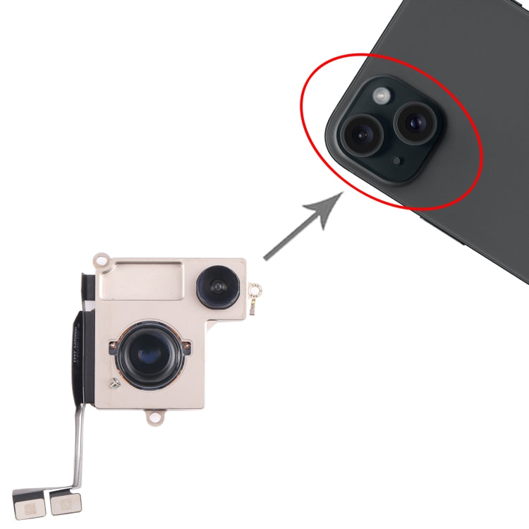 For iPhone 15 Rear Camera, For iPhone 15