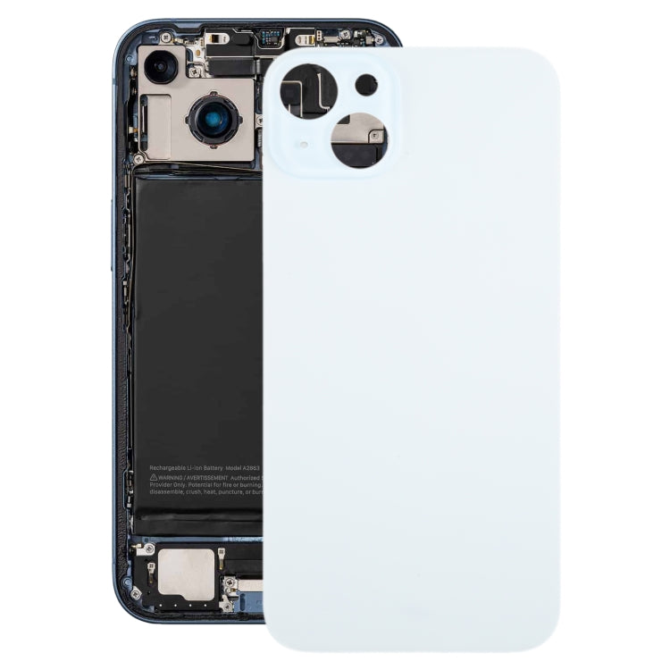 Per la cover posteriore della batteria in vetro per iPhone 15 Plus, For iPhone 15 Plus