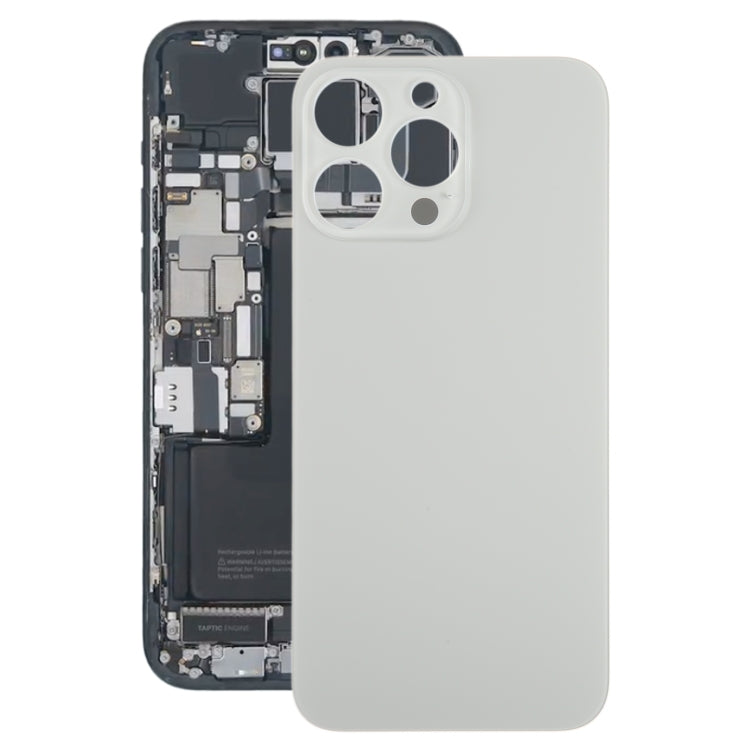 Per la cover posteriore della batteria in vetro per iPhone 15 Pro, For iPhone 15 Pro