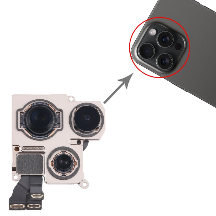 Ricambio fotocamera posteriore per iPhone 15 Pro