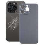 For iPhone 15 Pro Max, Back Glass Battery Cover with Large Camera Hole, Easy to Replace, For iPhone 15 Pro Max(Not Disassemble)