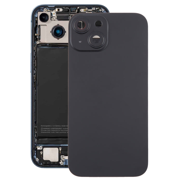 Cover posteriore vetro con copriobiettivo per iPhone 15 Plus