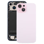 Cover posteriore vetro con copriobiettivo per iPhone 15 Plus
