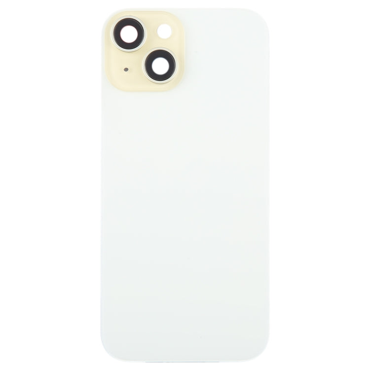 For iPhone 15 Plus Glass Battery Back Cover with Camera Lens Cover, For iPhone 15 Plus (with Camera Cover)