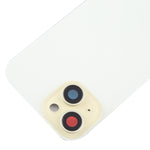 Cover posteriore vetro con copriobiettivo per iPhone 15 Plus