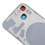 Cover posteriore vetro con copriobiettivo per iPhone 15 Plus