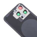 Cover posteriore vetro con copriobiettivo per iPhone 15 Pro