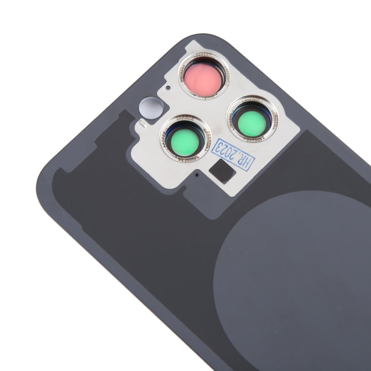 Cover posteriore vetro con copriobiettivo per iPhone 15 Pro