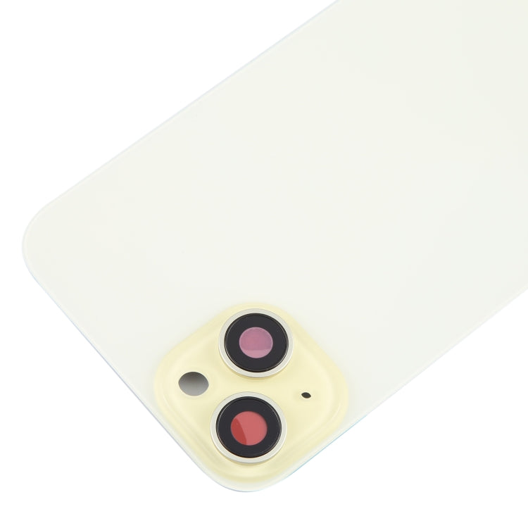 For iPhone 15 Plus Battery Back Cover with Camera Lens Cover + MagSafe Magnet, For iPhone 15 Plus (with MagSafe)