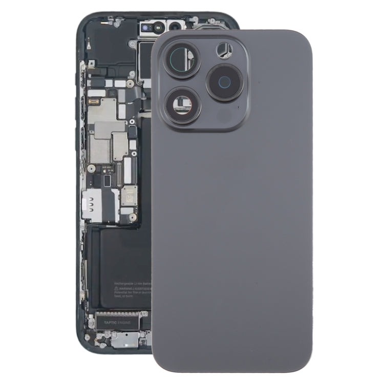 For iPhone 15 Pro Battery Back Cover with Camera Lens Cover + MagSafe Magnet, For iPhone 15 Pro (with MagSafe)