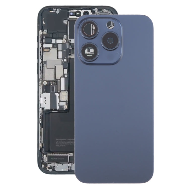 For iPhone 15 Pro Battery Back Cover with Camera Lens Cover + MagSafe Magnet, For iPhone 15 Pro (with MagSafe)