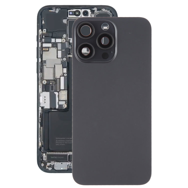 For iPhone 15 Pro Max Battery Back Cover with Camera Lens Cover + MagSafe Magnet, For iPhone 15 Pro Max (with MagSafe)