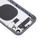Cover posteriore per iPhone 11 effetto iP15 Pro