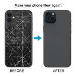 Cover posteriore per iPhone 11 effetto iP15 Pro