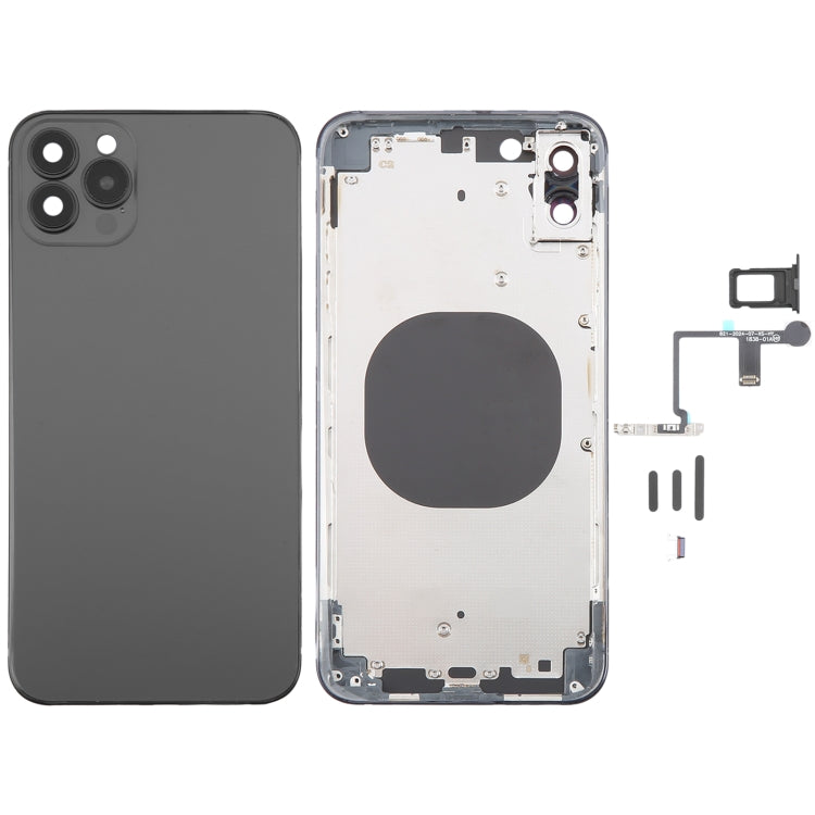 Cover posteriore per iPhone XS Max effetto iP15 Pro Max