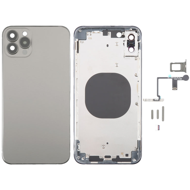 Cover posteriore per iPhone XS Max effetto iP15 Pro Max