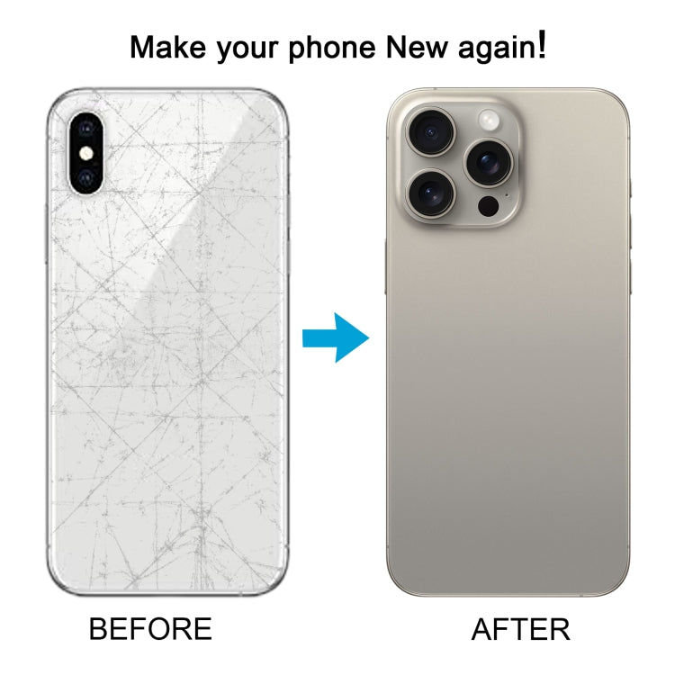Cover posteriore per iPhone XS Max effetto iP15 Pro Max