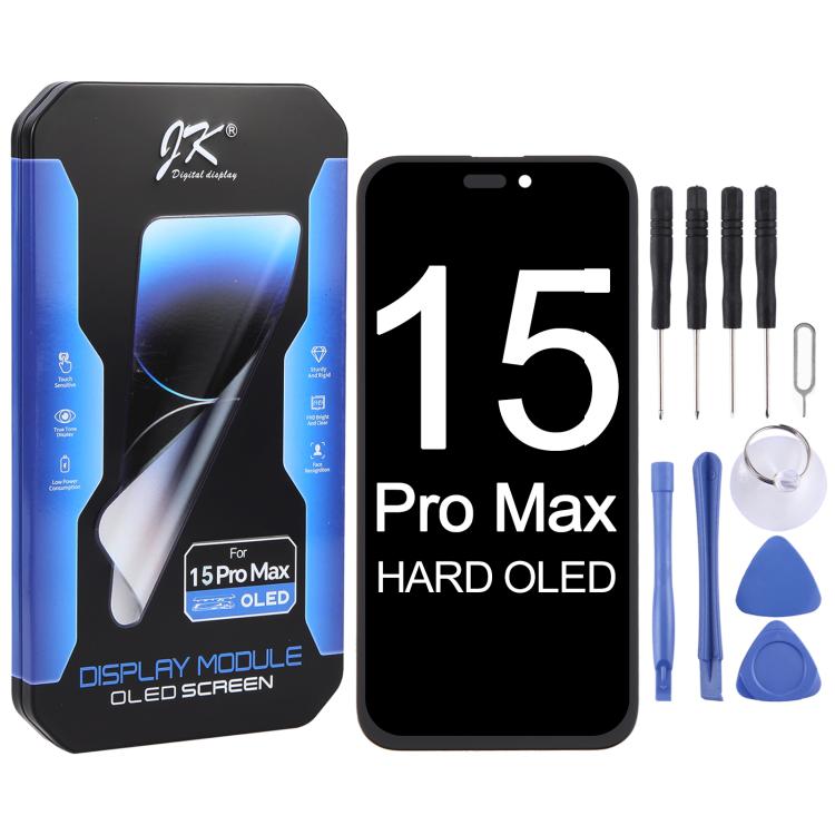 Schermo OLED rigido JK per iPhone 15 Pro Max, For iPhone 15 Pro Max