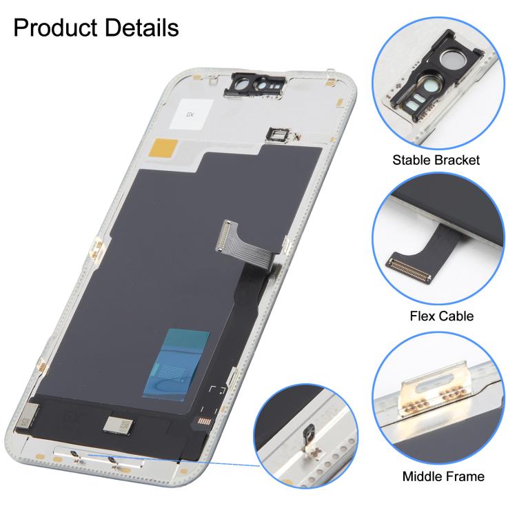 Schermo OLED rigido GX per iPhone 15 Pro Max, For iPhone 15 Pro Max(GX Hard LCD)
