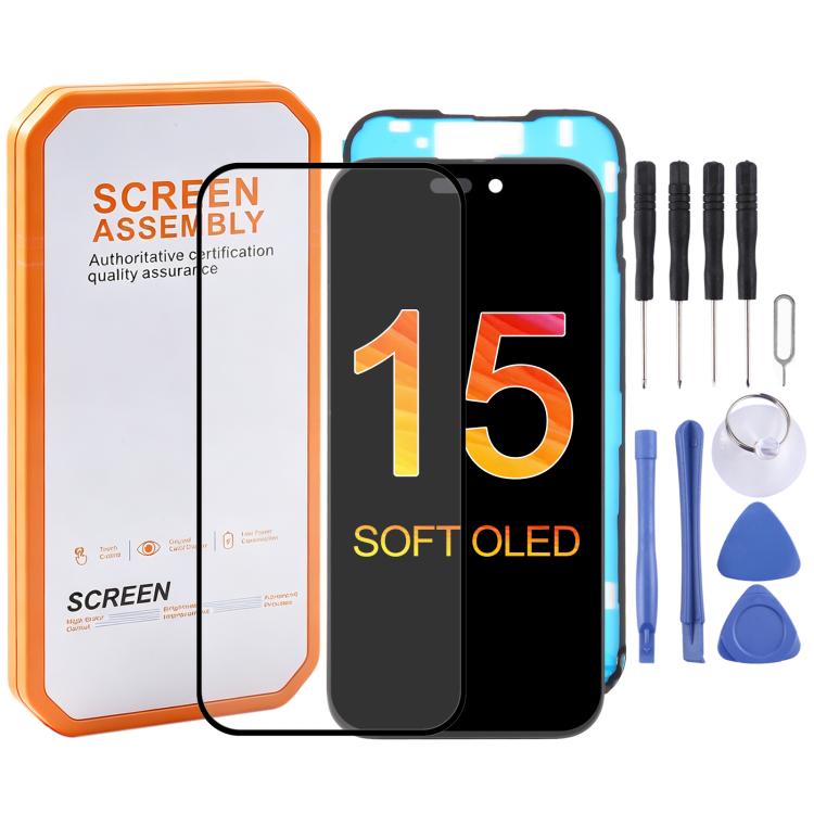 Schermo OLED morbido HXL per iPhone 15, For iPhone 15