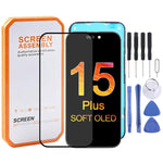 Schermo OLED morbido HXL per iPhone 15 Plus, For iPhone 15 Plus