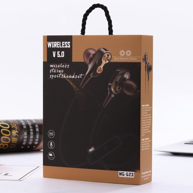 Cuffie Bluetooth Sportive MG-G23 V5.0 con 4 Altoparlanti