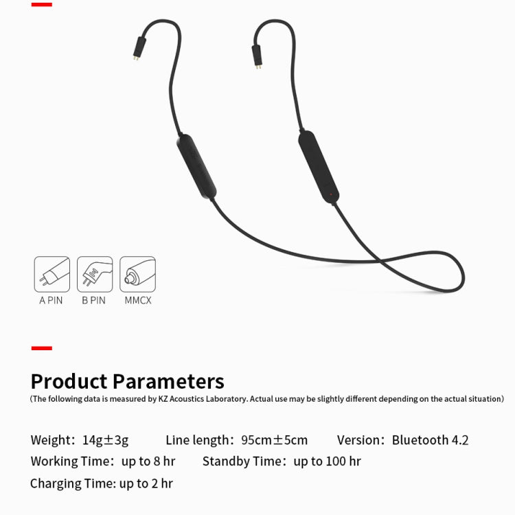 Cavo Bluetooth KZ ad alta fedeltà per auricolari KZ