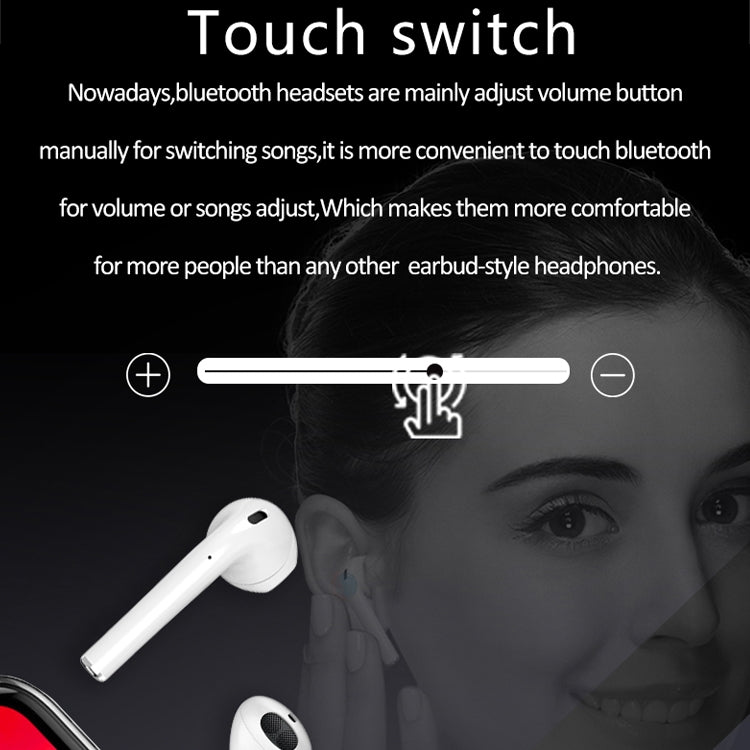 Auricolare Bluetooth TWS Sport i9 Touch Wireless