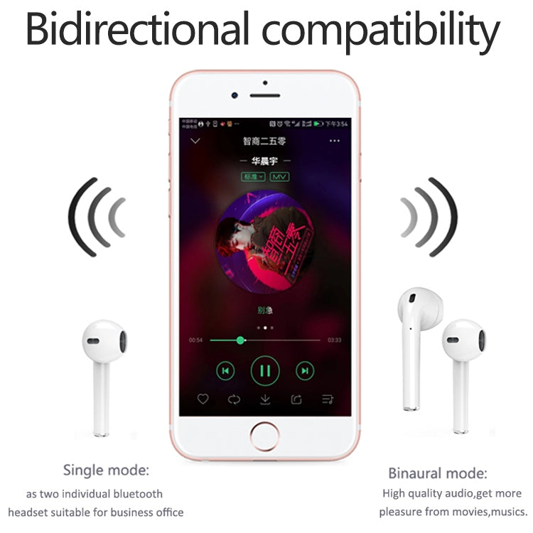 Auricolare Bluetooth TWS Sport i9 Touch Wireless