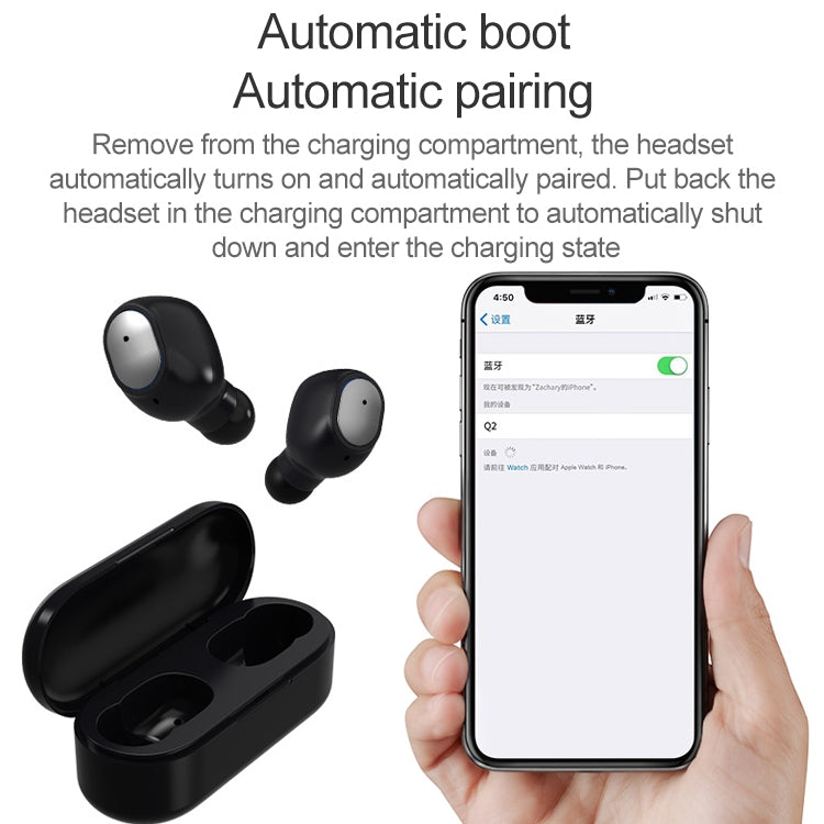 Auricolari Bluetooth Sportivi Q2 TWS Stereo Wireless