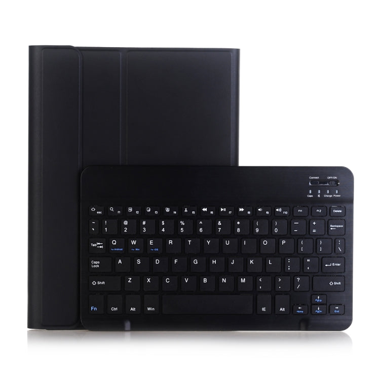 A102 Per iPad Custodia tablet in pelle ultrasottile staccabile con tastiera Bluetooth da 10,2 pollici con funzione di supporto, Black, Dark Blue, Gold, Rose Gold