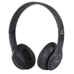 Cuffie Bluetooth Wireless Pieghevoli P47 con Jack 3,5 mm
