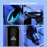 Auricolari wireless V21 Mini Bluetooth V5.0 con scatola ricarica