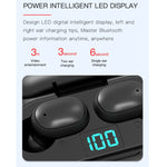 Auricolari Bluetooth H6 TWS con ricarica e display digitale