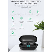 Auricolari Bluetooth H6 TWS con ricarica