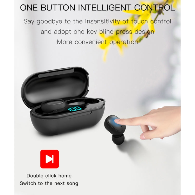 Auricolare Bluetooth wireless H6 TWS Bluetooth 5.0 con display digitale e scatola di ricarica, supporto per chiamate Siri e HD