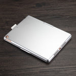 F102AS Per iPad 10.2 pollici Custodia tablet in pelle girevole colorata retroilluminata con tastiera Bluetooth con funzione slot per penna