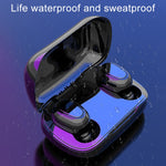 Auricolari Bluetooth 9D L-21 con ricarica Bluetooth 5.0