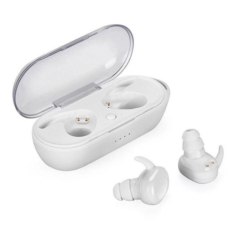 TWS-4 IPX5 Impermeabile Bluetooth 5.0 Touch Auricolare Bluetooth wireless con scatola di ricarica, supporto chiamate HD e istruzioni vocali, TWS-4