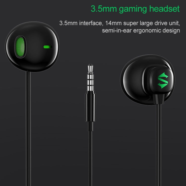 Auricolare da gioco semi-in-ear con controllo via cavo originale Xiaomi Black Shark da 3,5 mm, chiamate di supporto, lunghezza cavo: 1,2 m