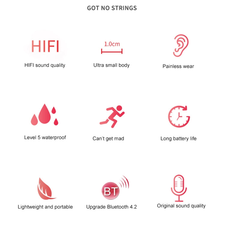 G02 Cuffie Bluetooth HIFI Bluetooth V4.2 portatili