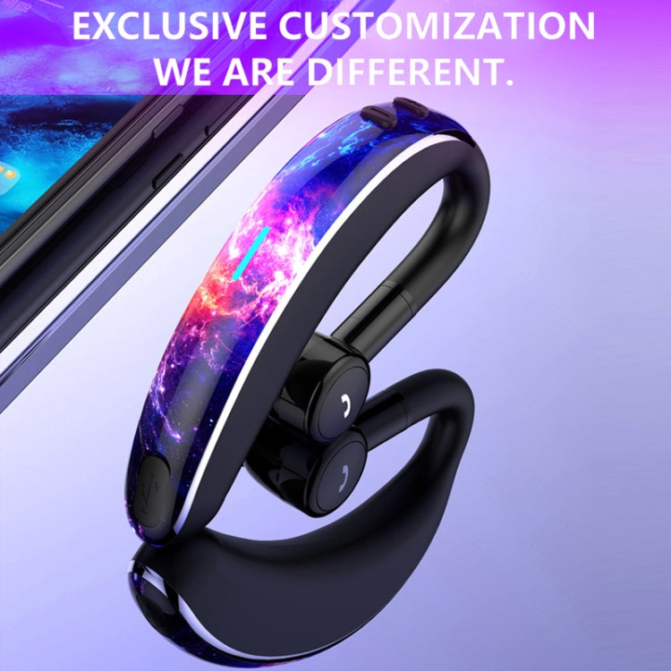 Auricolare Bluetooth sportivo stereo wireless stile business V7 Bluetooth 5.0, supporto per informazioni sul nome del chiamante