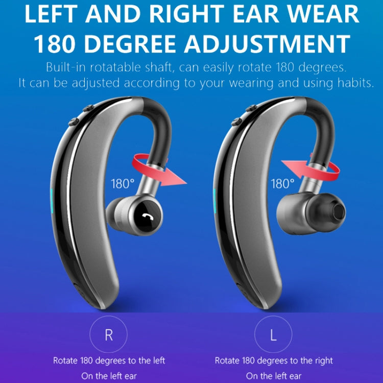 Auricolare Bluetooth sportivo stereo wireless stile business V7 Bluetooth 5.0, supporto per informazioni sul nome del chiamante