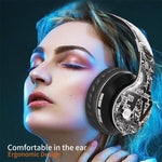 Auricolare Bluetooth V5.0 Wireless con motivo Graffiti
