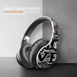 Auricolare Bluetooth V5.0 Wireless con motivo Graffiti